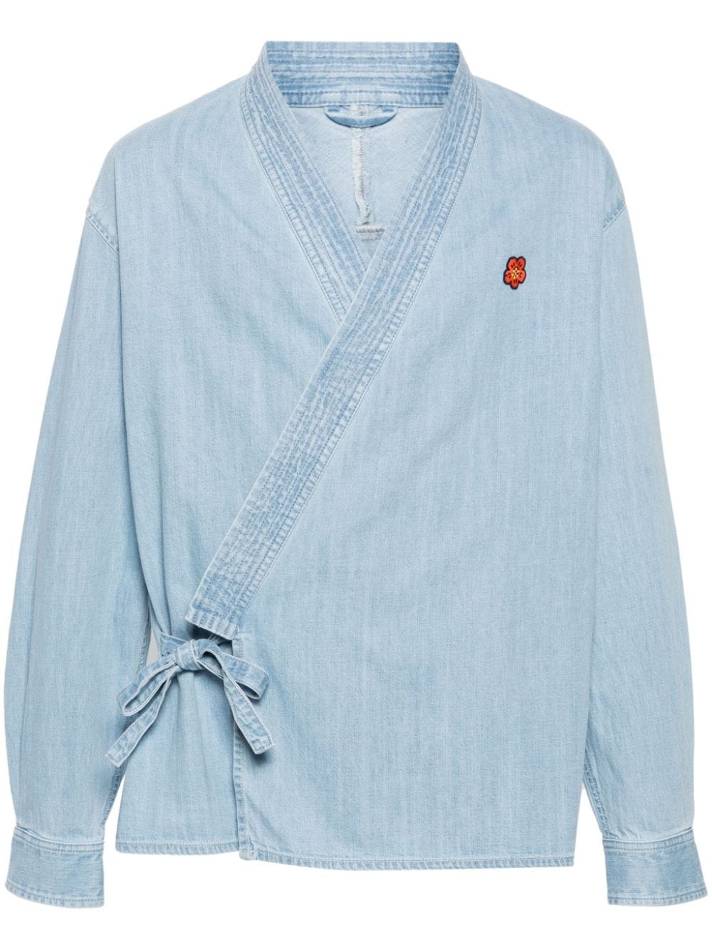 Kenzo denim wrap jacket - Blue von Kenzo