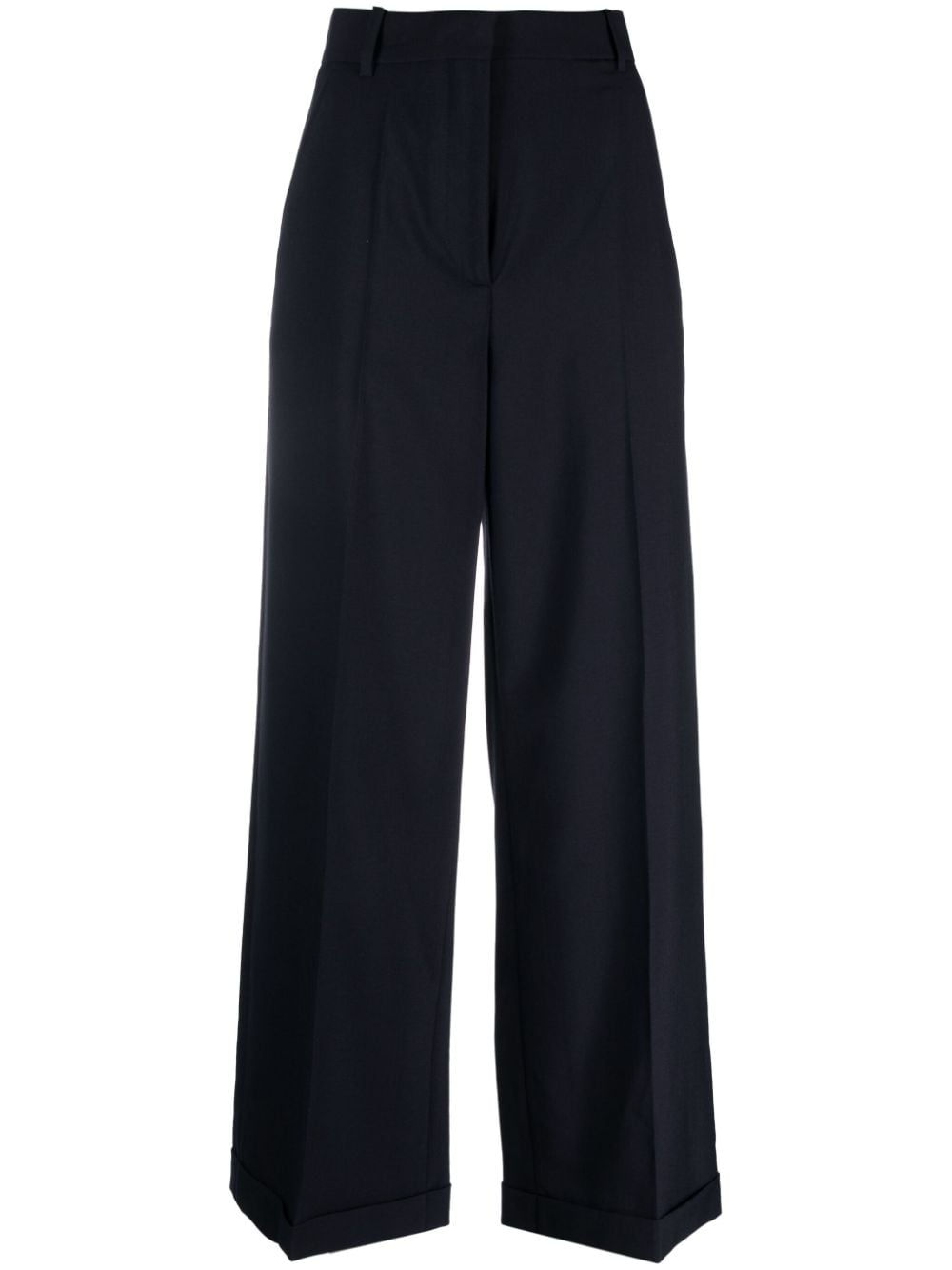 Kenzo flared cropped trousers - Blue von Kenzo