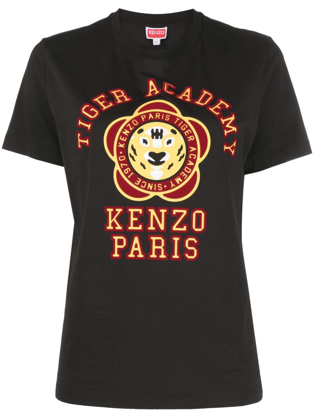 Kenzo graphic-print cotton T-shirt - Black von Kenzo