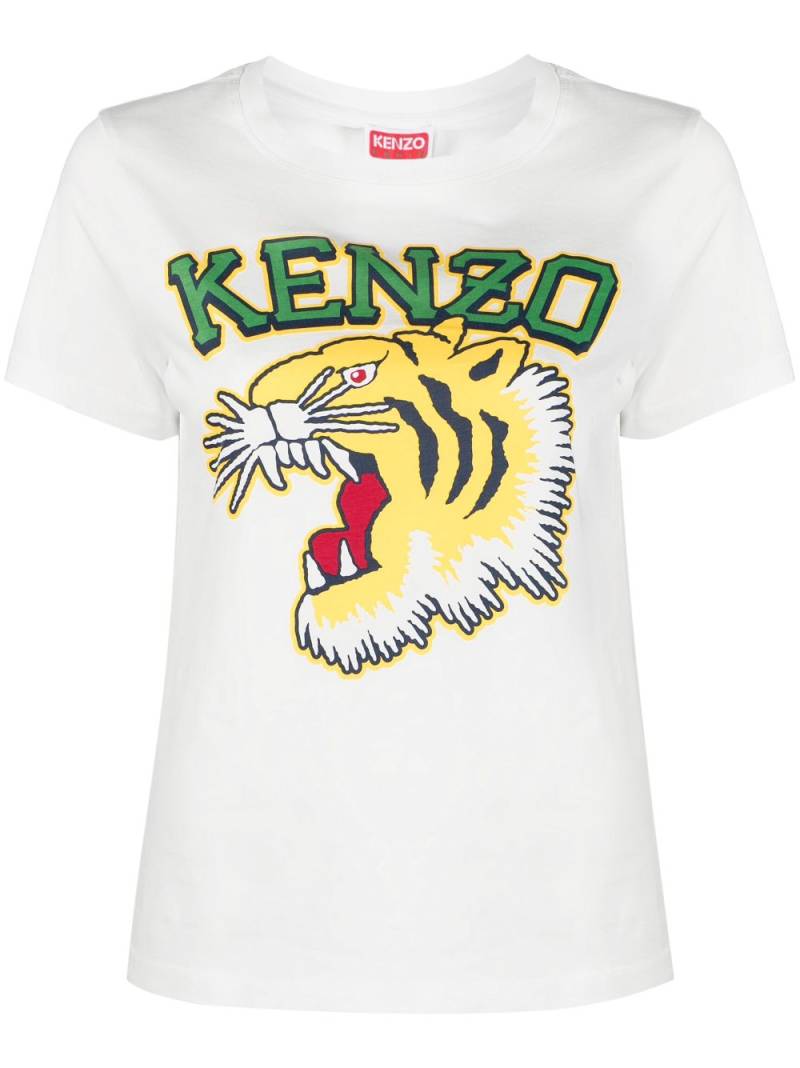 Kenzo graphic-print cotton T-shirt - White von Kenzo