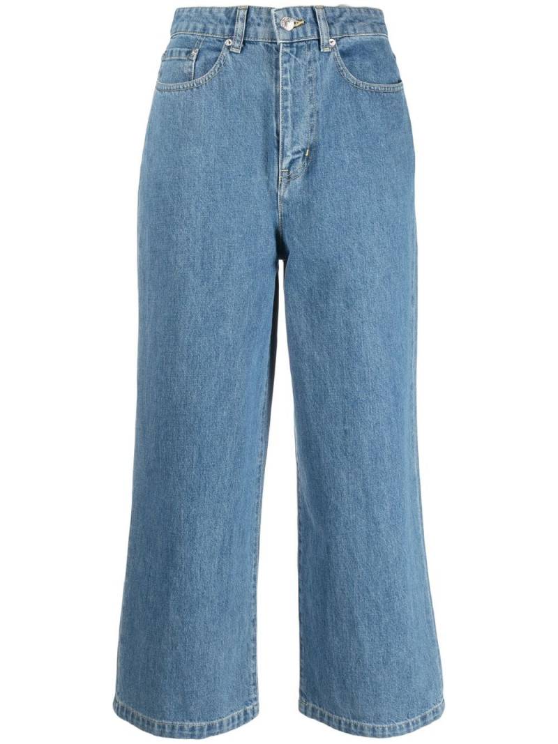 Kenzo high-rise wide-leg jeans - Blue von Kenzo