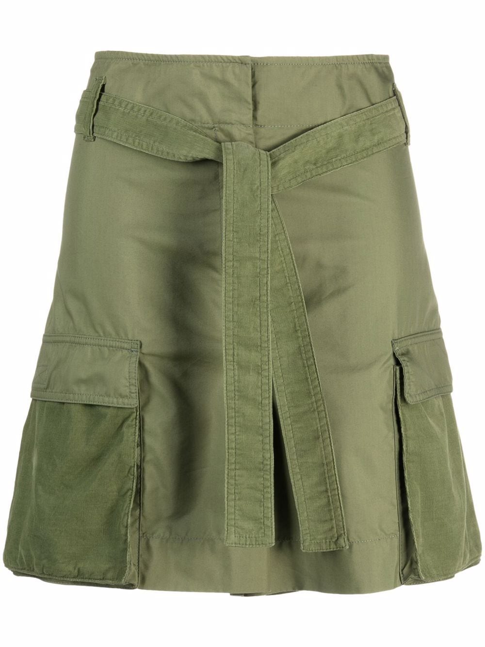 Kenzo high-waist cargo shorts - Green von Kenzo