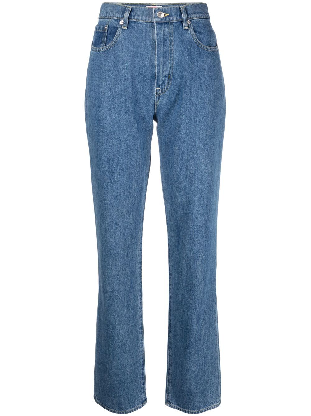 Kenzo high-waist straight leg jeans - Blue von Kenzo