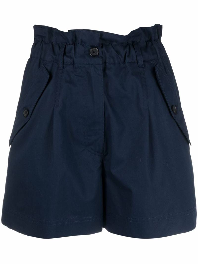 Kenzo high-waisted cargo shorts - Blue von Kenzo