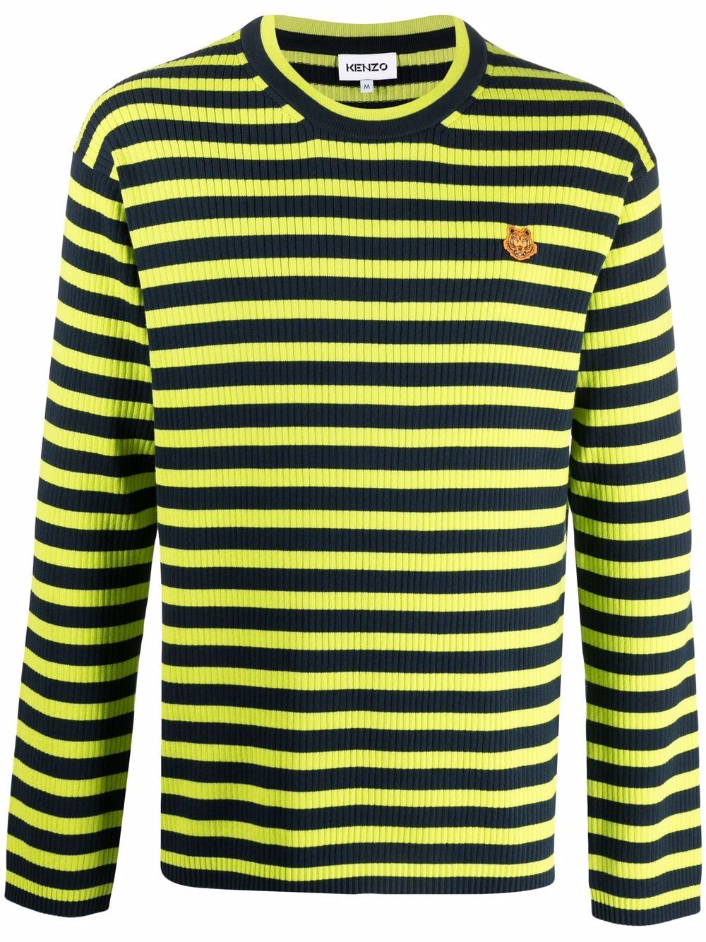 Kenzo horizontal-stripe jumper - Yellow von Kenzo