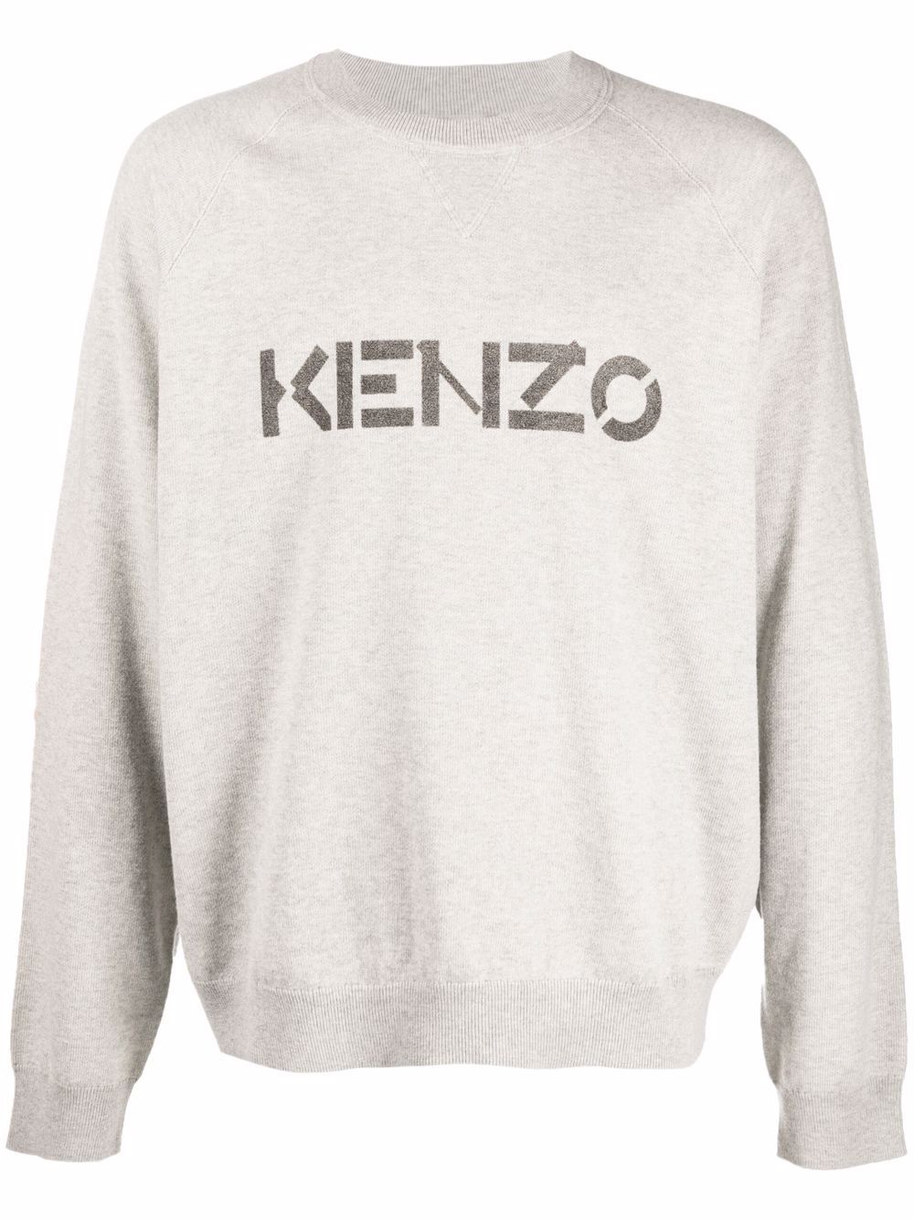 Kenzo logo crew neck jumper - 93 GREY von Kenzo