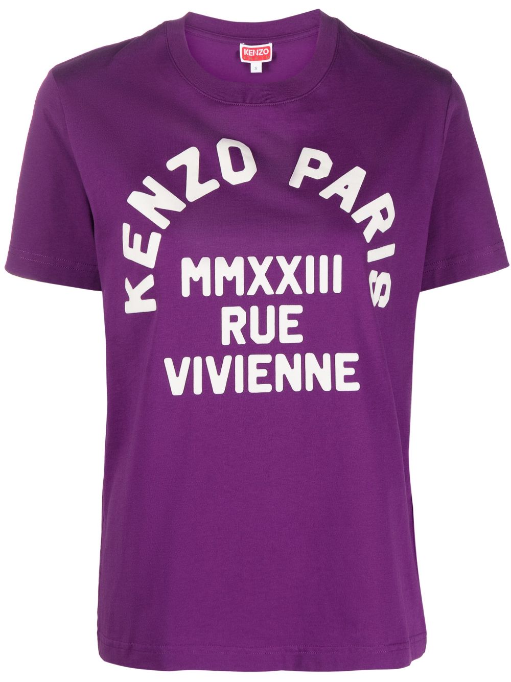 Kenzo logo-print T-shirt - Purple von Kenzo