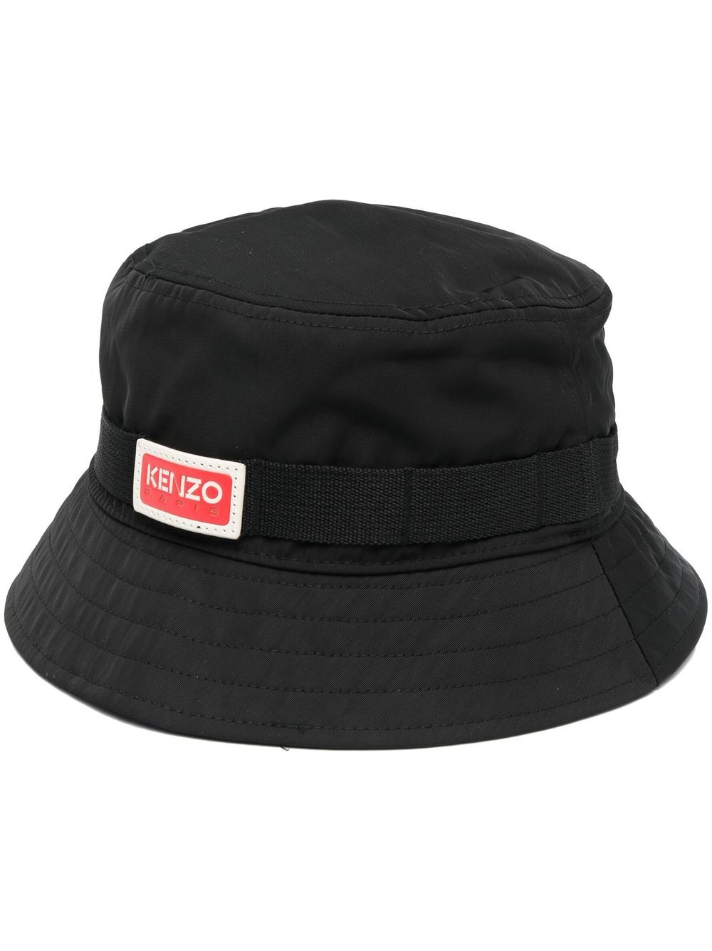 Kenzo logo-print bucket hat - Black von Kenzo