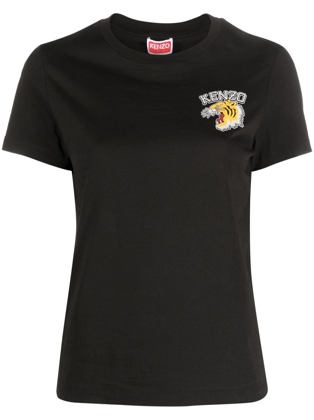 Kenzo logo-print cotton T-shirt - Black von Kenzo