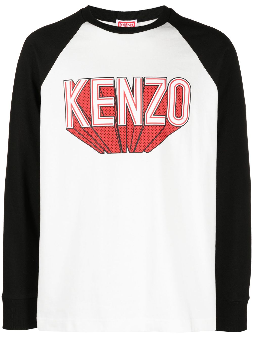 Kenzo logo-print cotton T-shirt - White von Kenzo