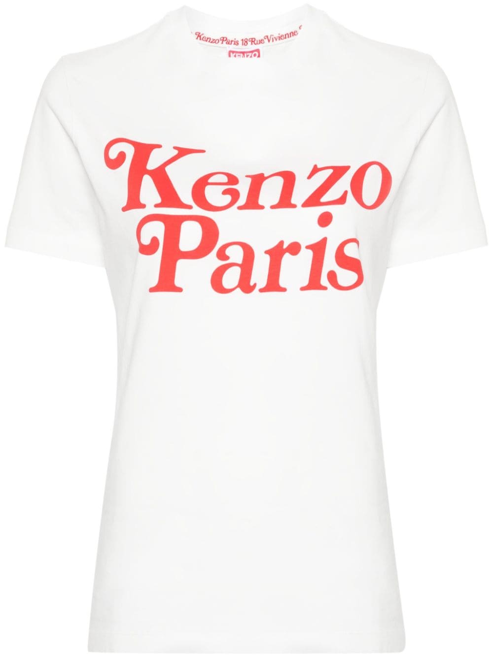 Kenzo logo-print cotton T-shirt - White von Kenzo