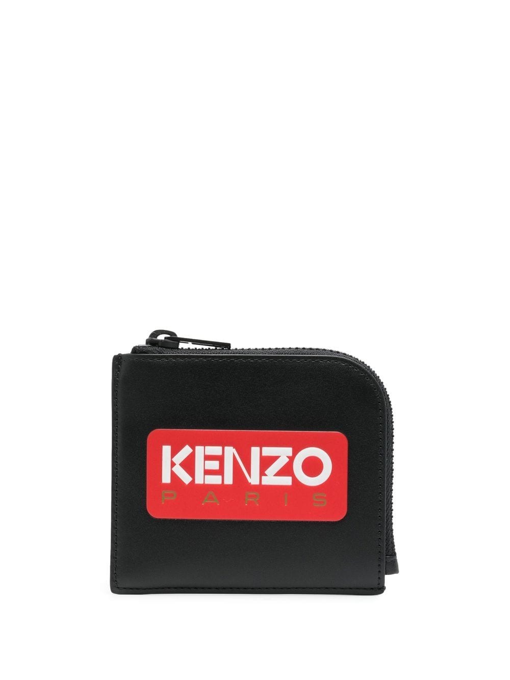 Kenzo logo-print leather wallet - Black von Kenzo