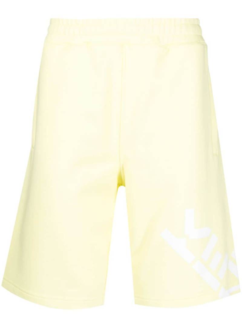 Kenzo logo-print track pants - Yellow von Kenzo