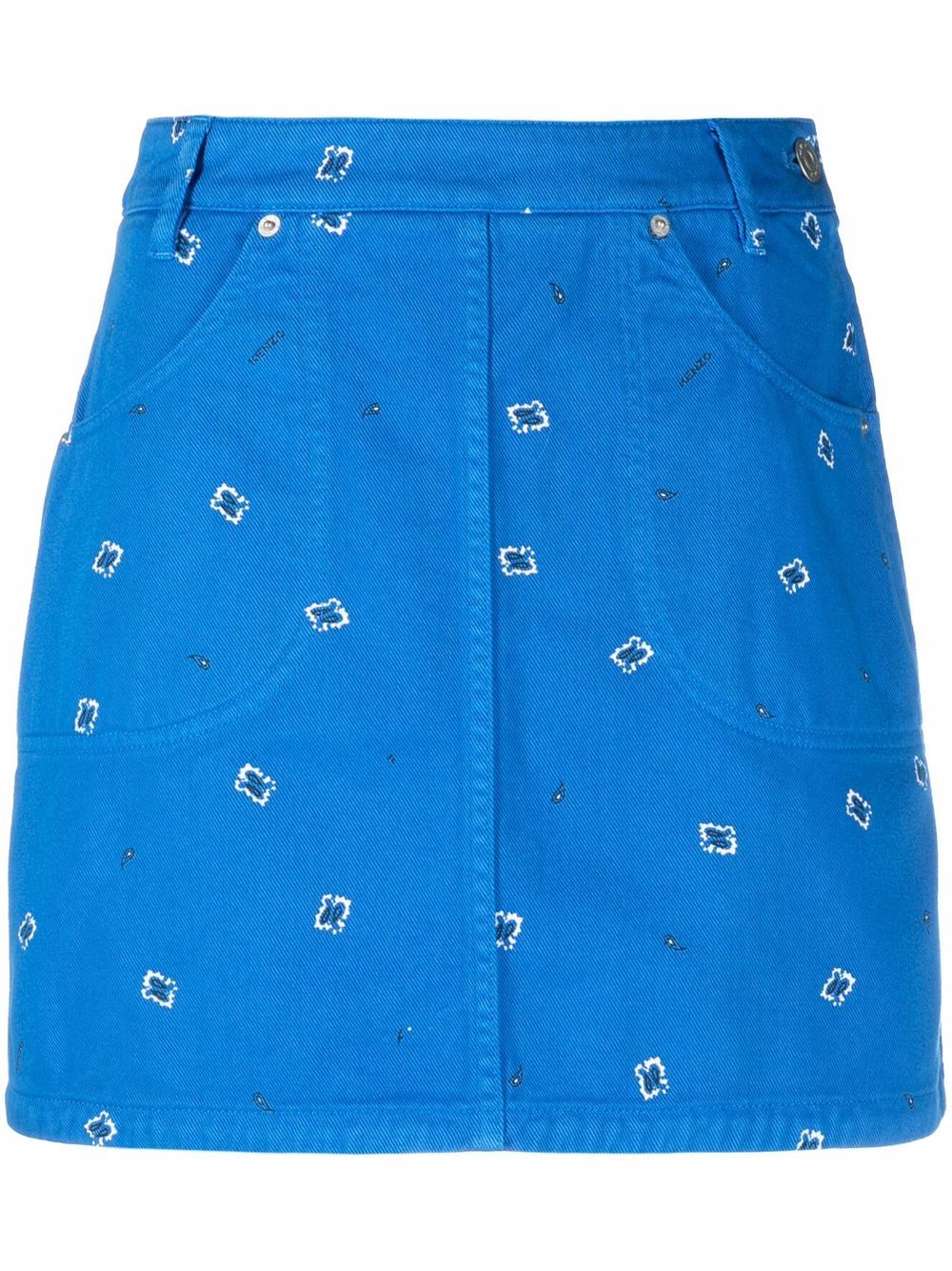 Kenzo paisley-print skirt - Blue von Kenzo