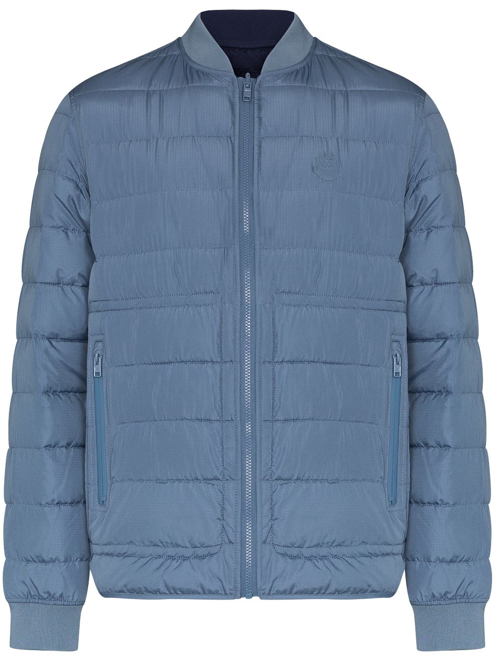 Kenzo quilted zip-front jacket - Blue von Kenzo