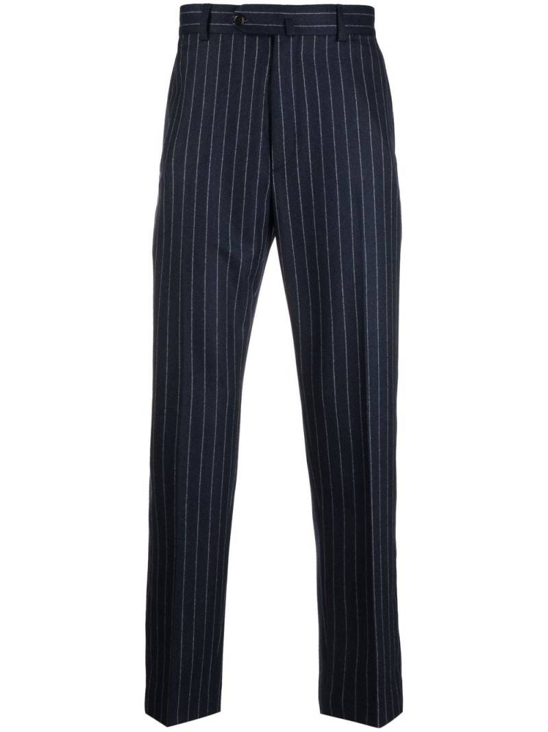 Kenzo tapered pinstripe-print trousers - Blue von Kenzo