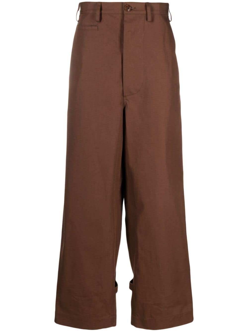 Kenzo three-pocket straight-leg trousers - Brown von Kenzo