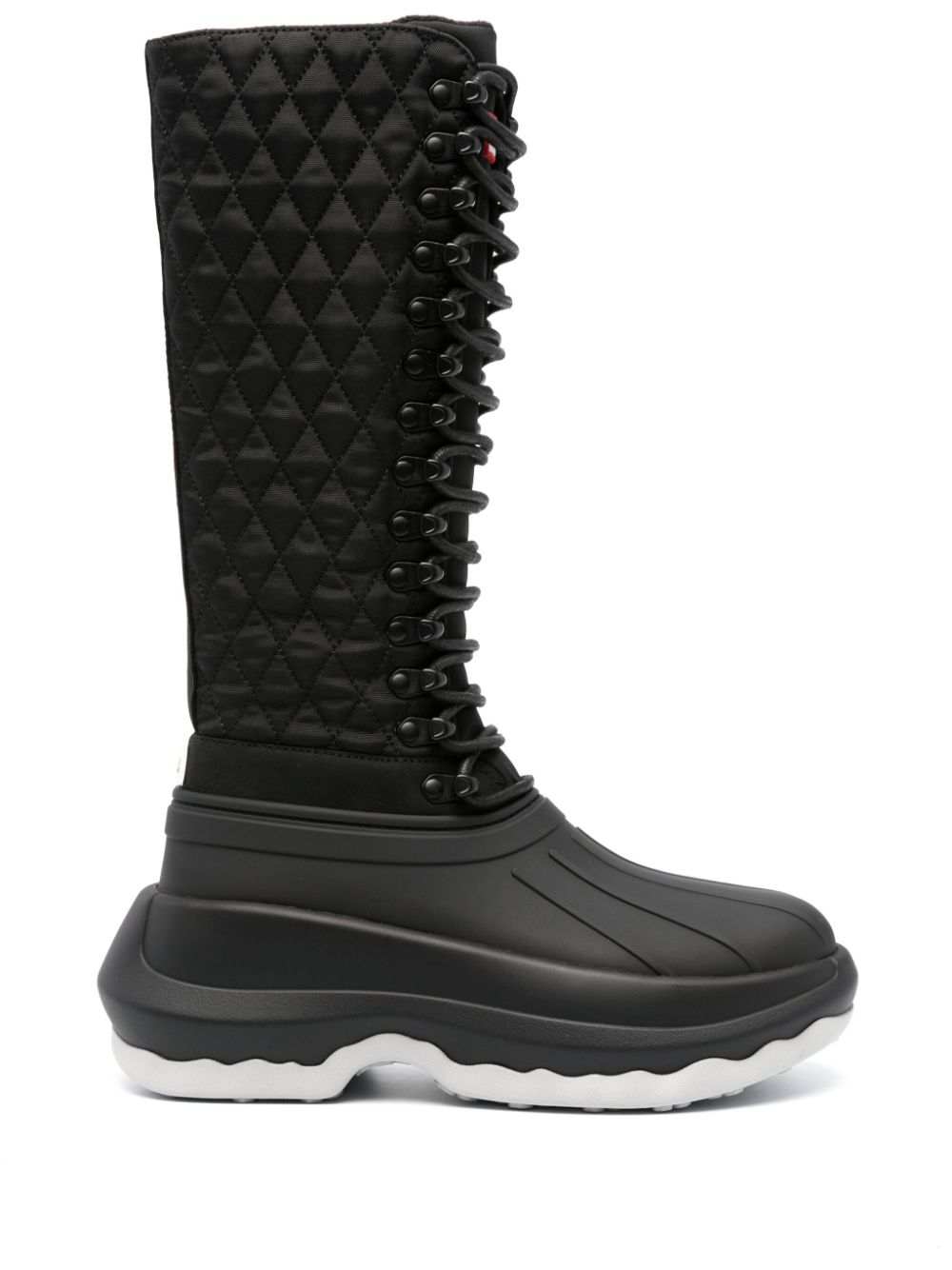 Kenzo x Hunter Tall 70mm lace-up boots - Black von Kenzo