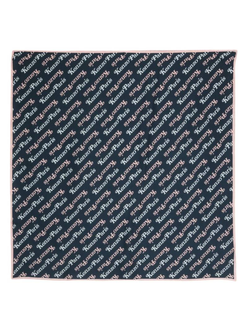 Kenzo x Verdy Kenzogram silk foulard - Blue von Kenzo