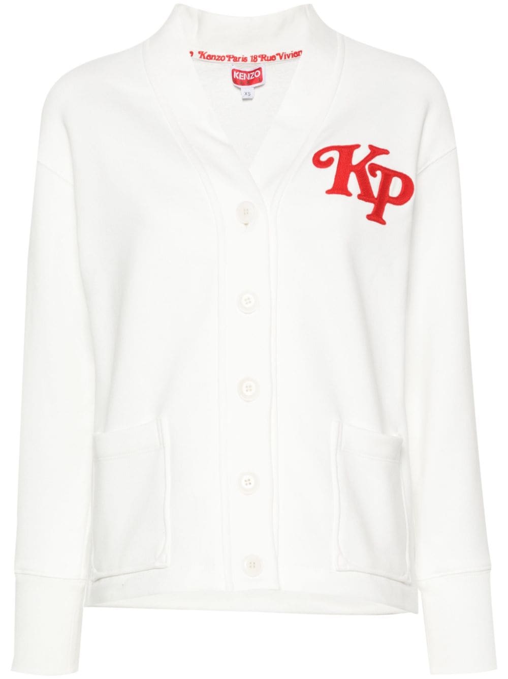 Kenzo x Verdy embroidered cardigan - White von Kenzo