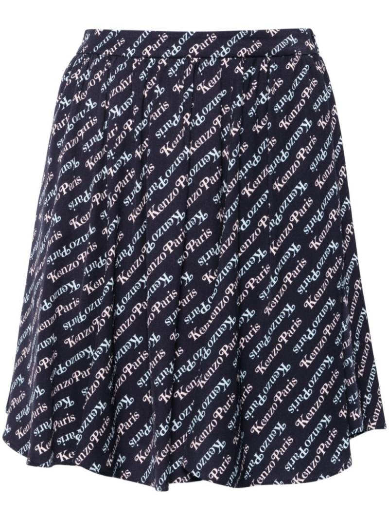 Kenzo x Verdy flared miniskirt - Blue von Kenzo