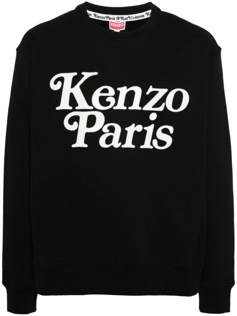 Kenzo x Verdy flocked-logo sweatshirt - Black von Kenzo