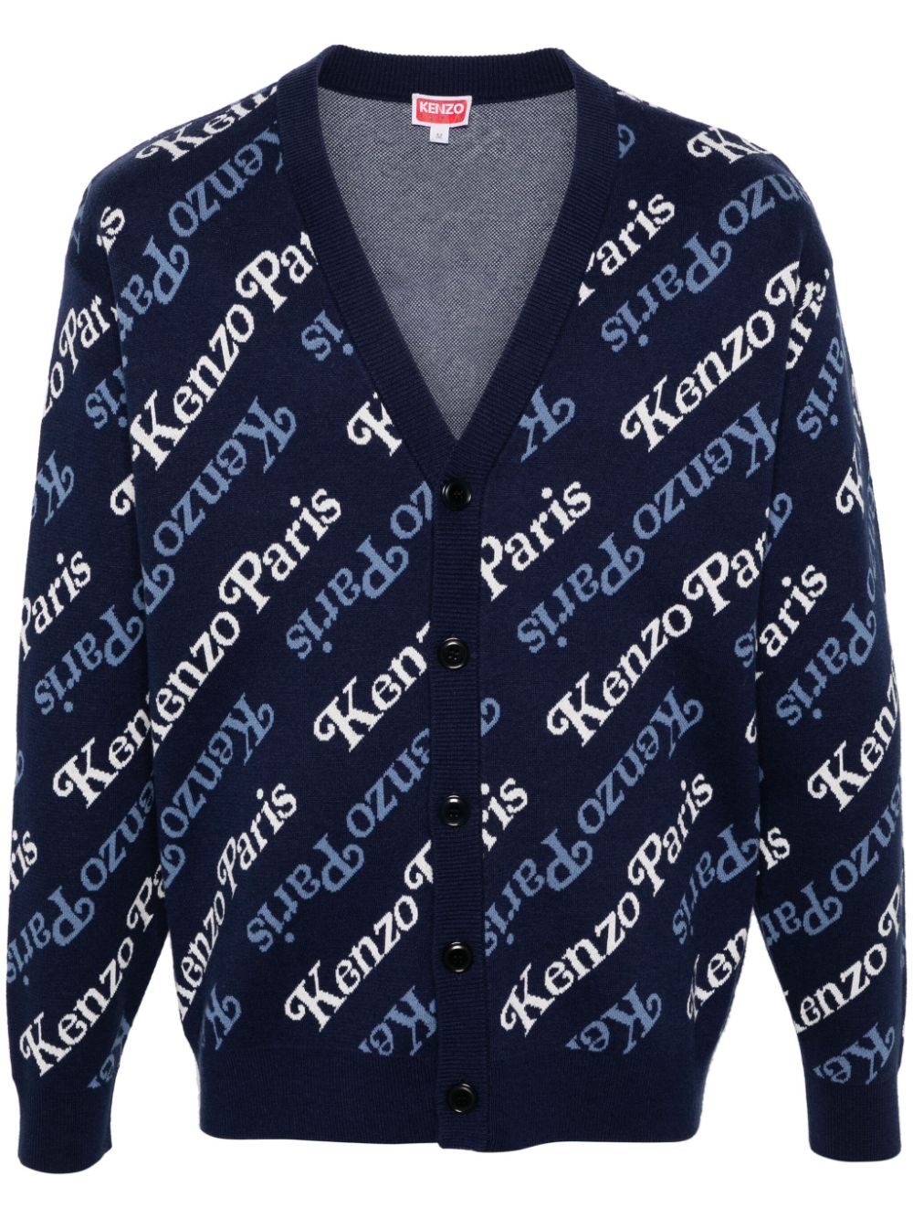 Kenzo x Verdy jacquard cardigan - Blue von Kenzo