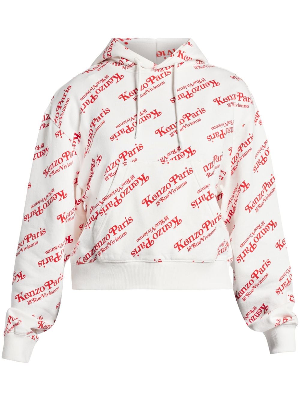 Kenzo x Verdy logo-print hoodie - White von Kenzo