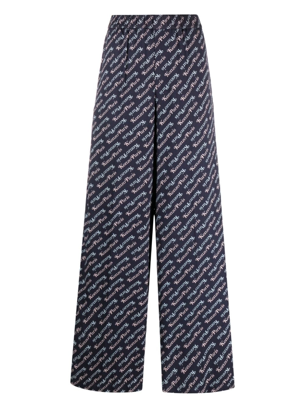 Kenzo x Verdy logo-print pajama pants - Blue von Kenzo