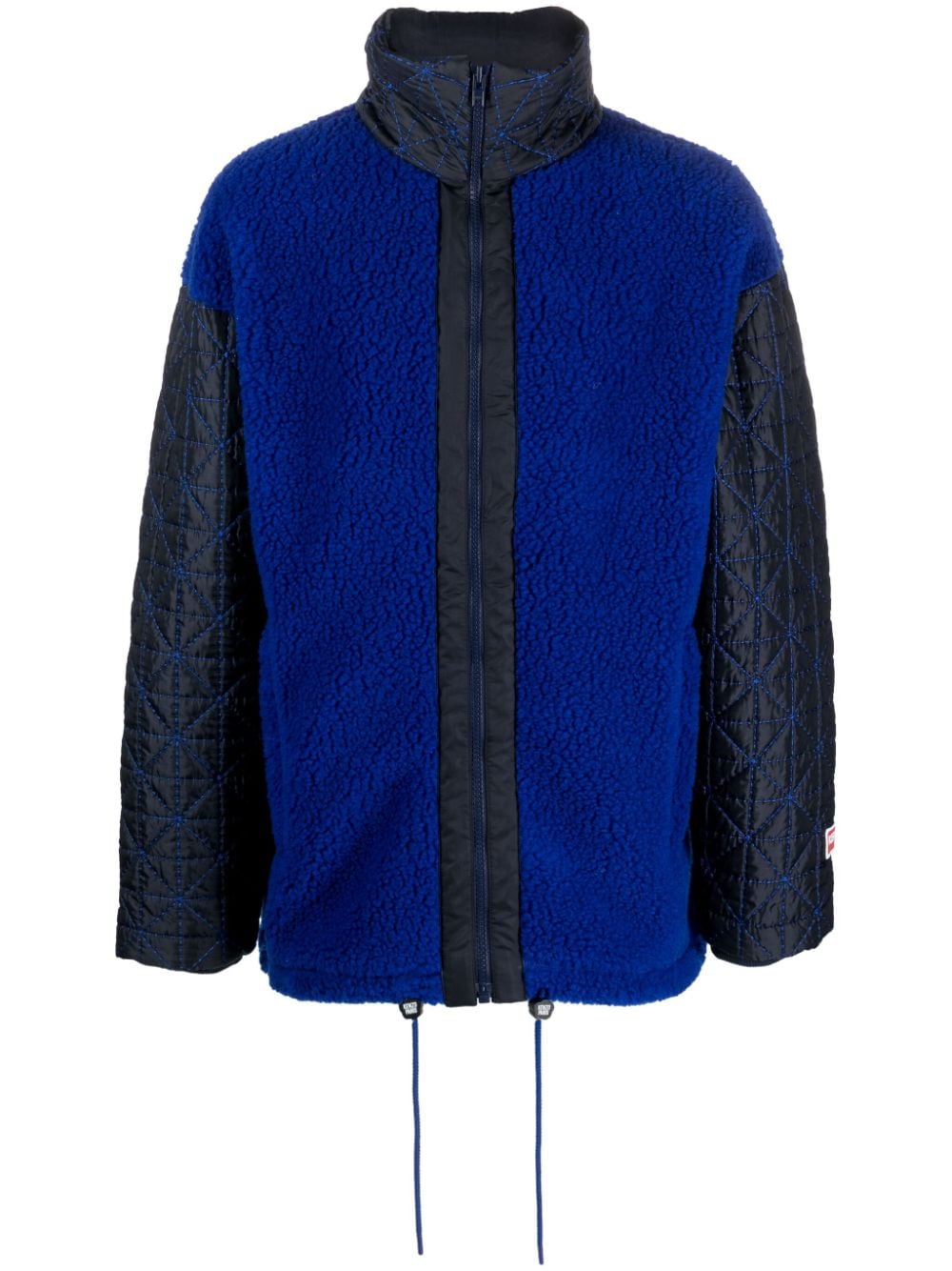 Kenzo zip-up fleece bomber jacket - Blue von Kenzo