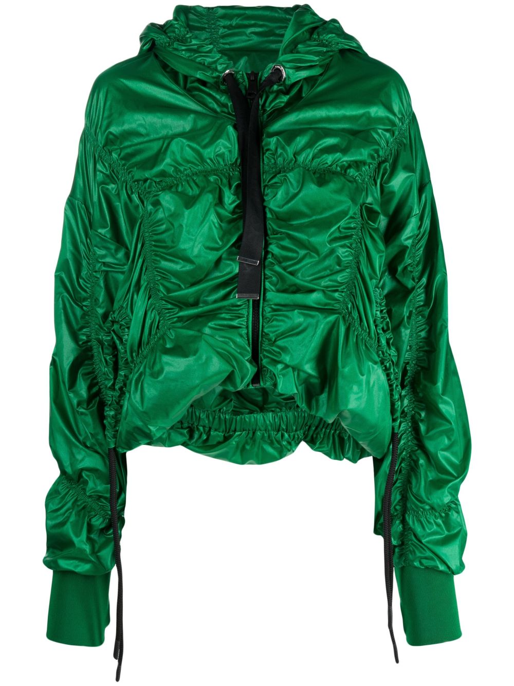Khrisjoy Cloud ruched windbreaker jacket - Green von Khrisjoy