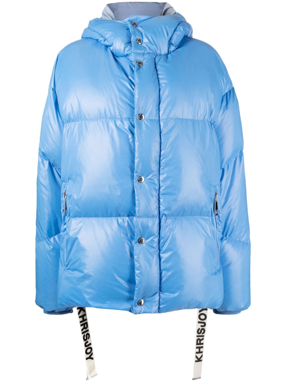 Khrisjoy Khrisman hooded puffer jacket - Blue von Khrisjoy
