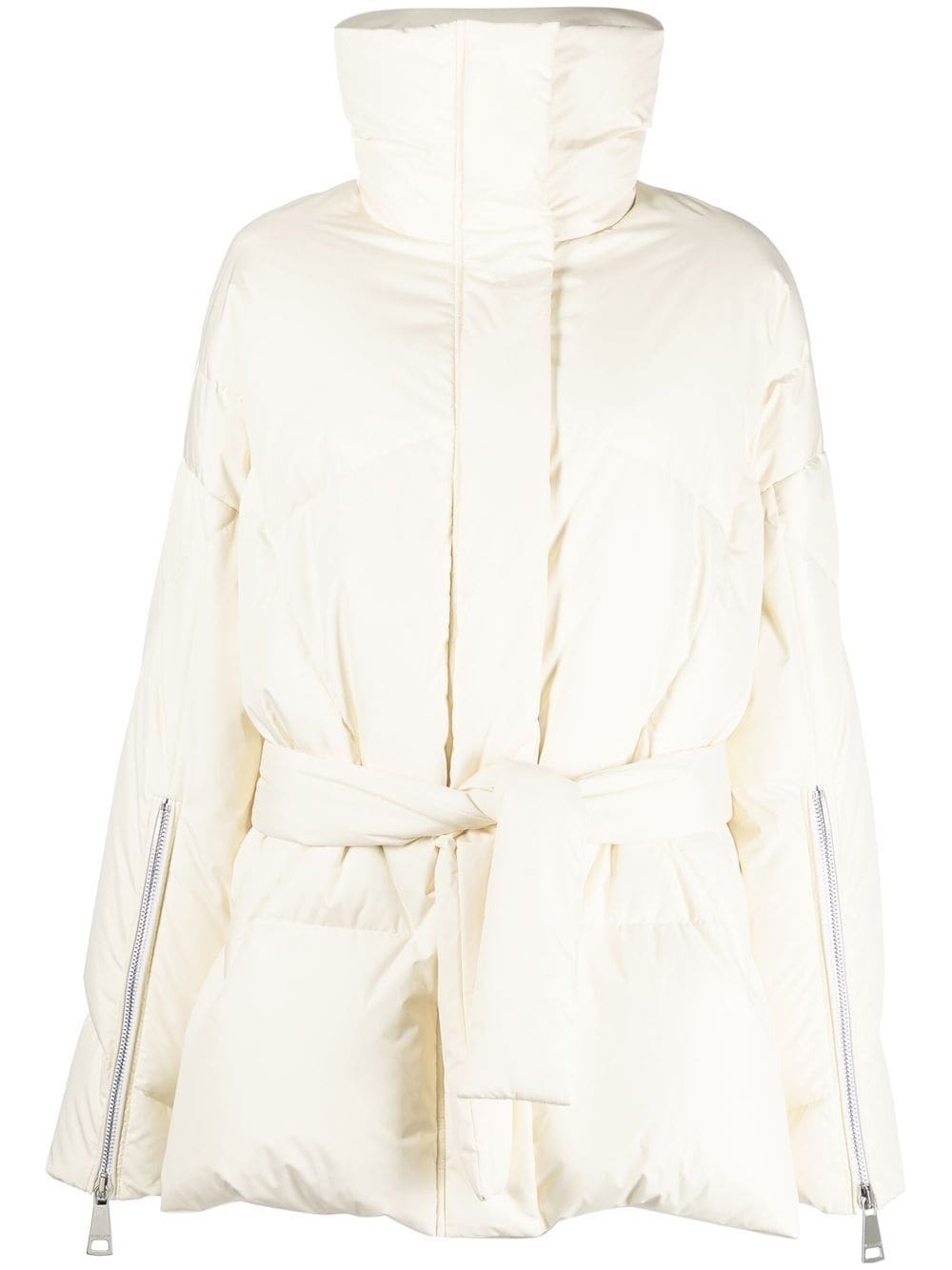 Khrisjoy New Iconic belted puffer jacket - Neutrals von Khrisjoy