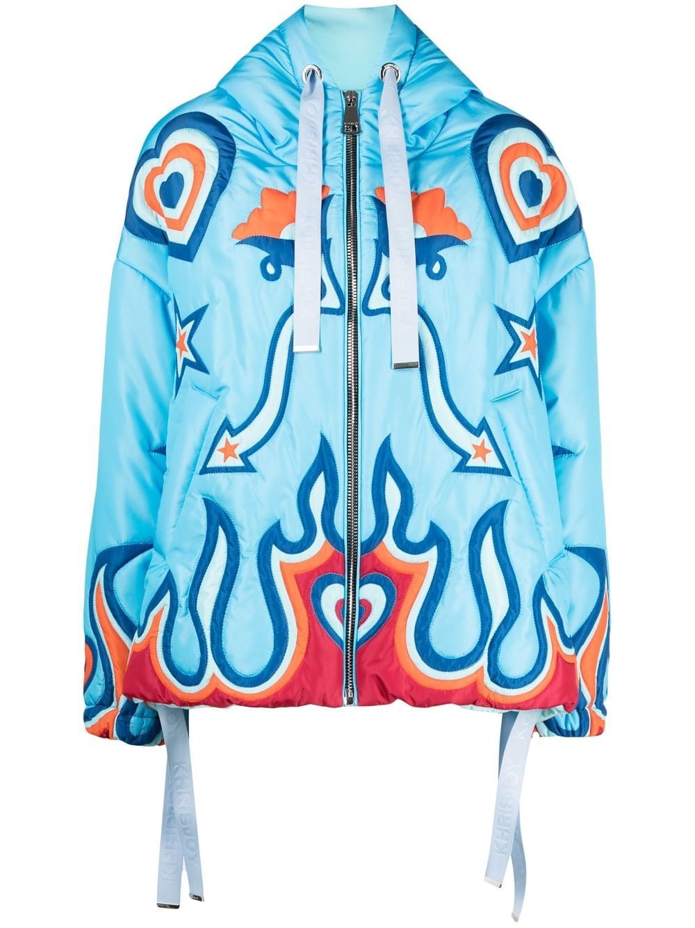 Khrisjoy graphic print jacket - Blue von Khrisjoy