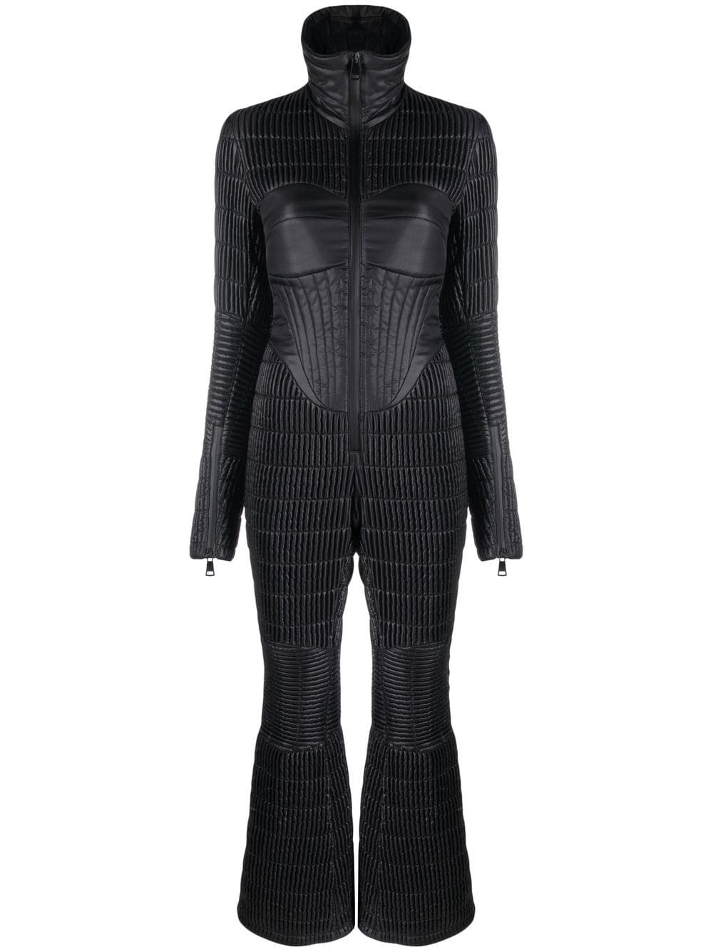 Khrisjoy quilted high-neck ski suit - Black von Khrisjoy