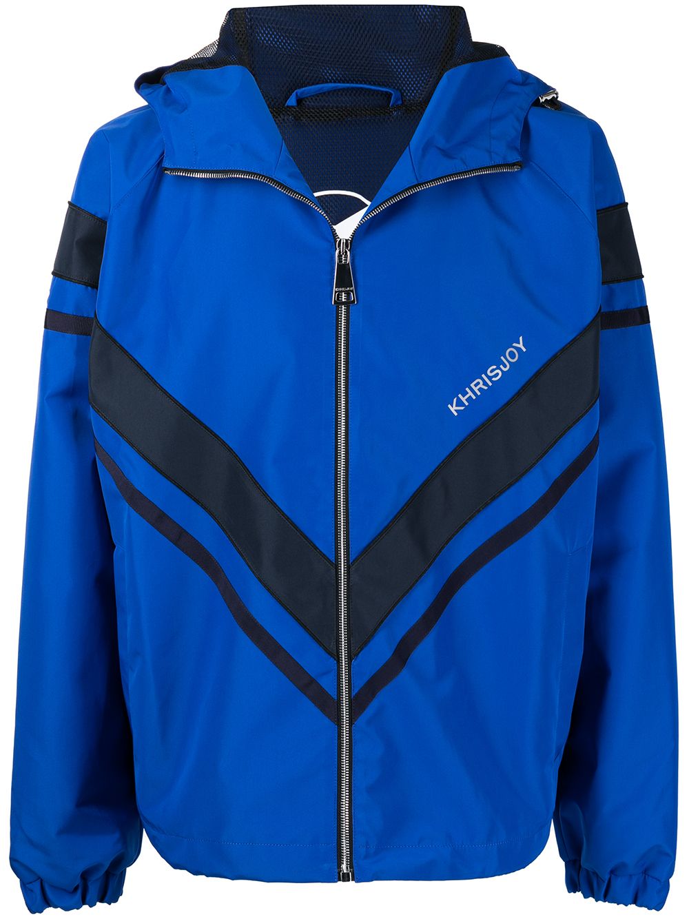 Khrisjoy zig-zag lightweight jacket - Blue von Khrisjoy