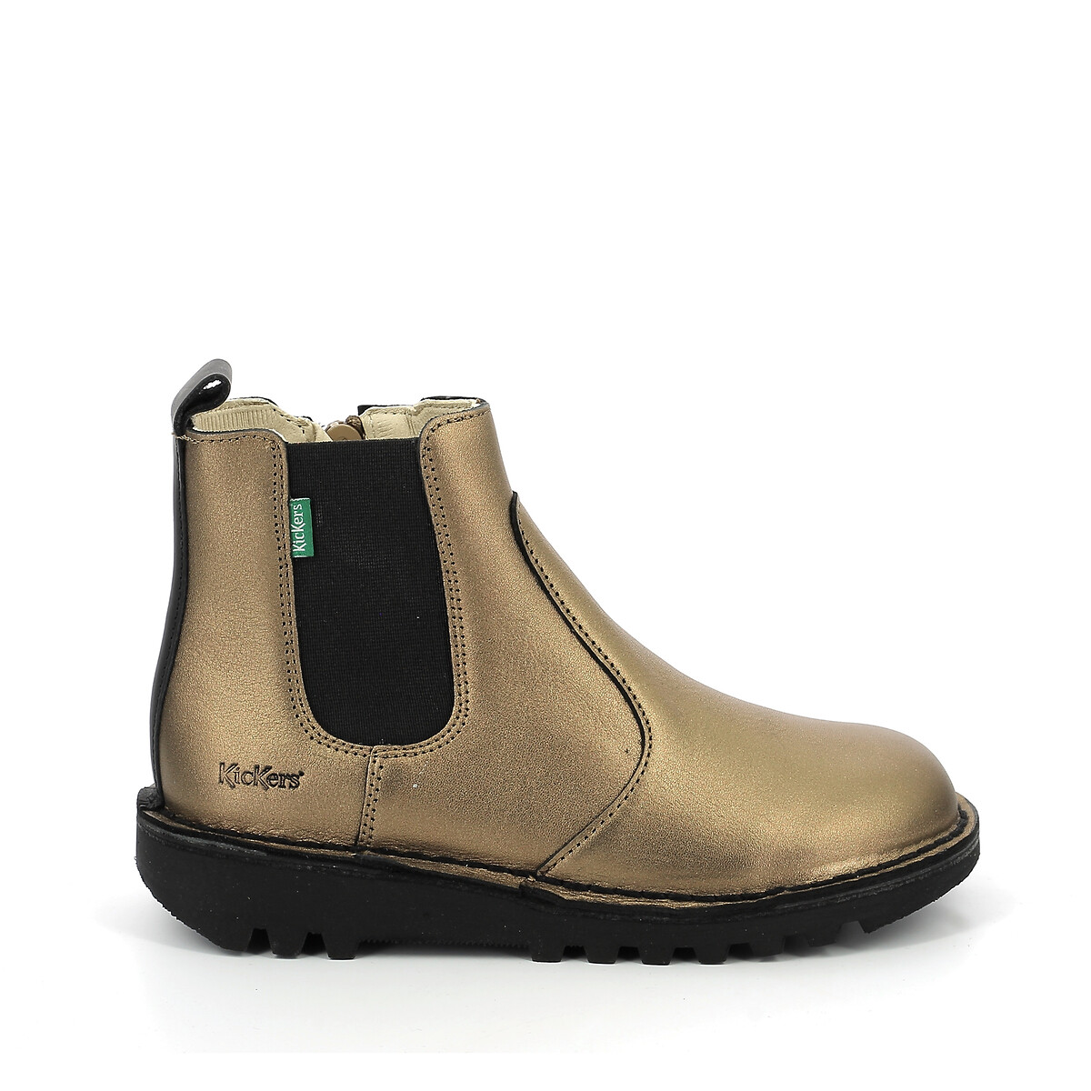 Chelsea-Boots Kick Yoto Kid aus Leder von Kickers