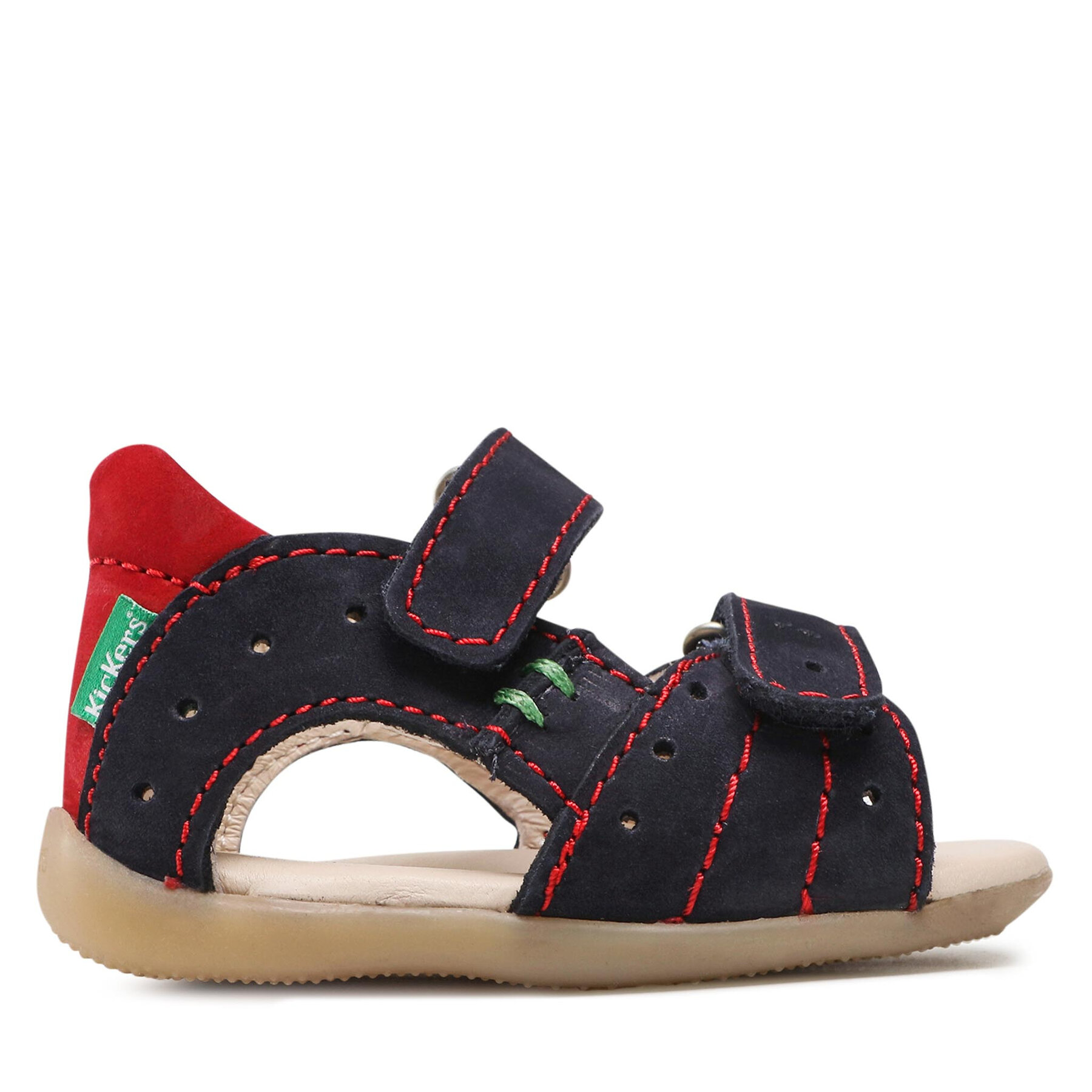 Sandalen Kickers Boping-2 785400-10 M Marine Rouge 103 von Kickers