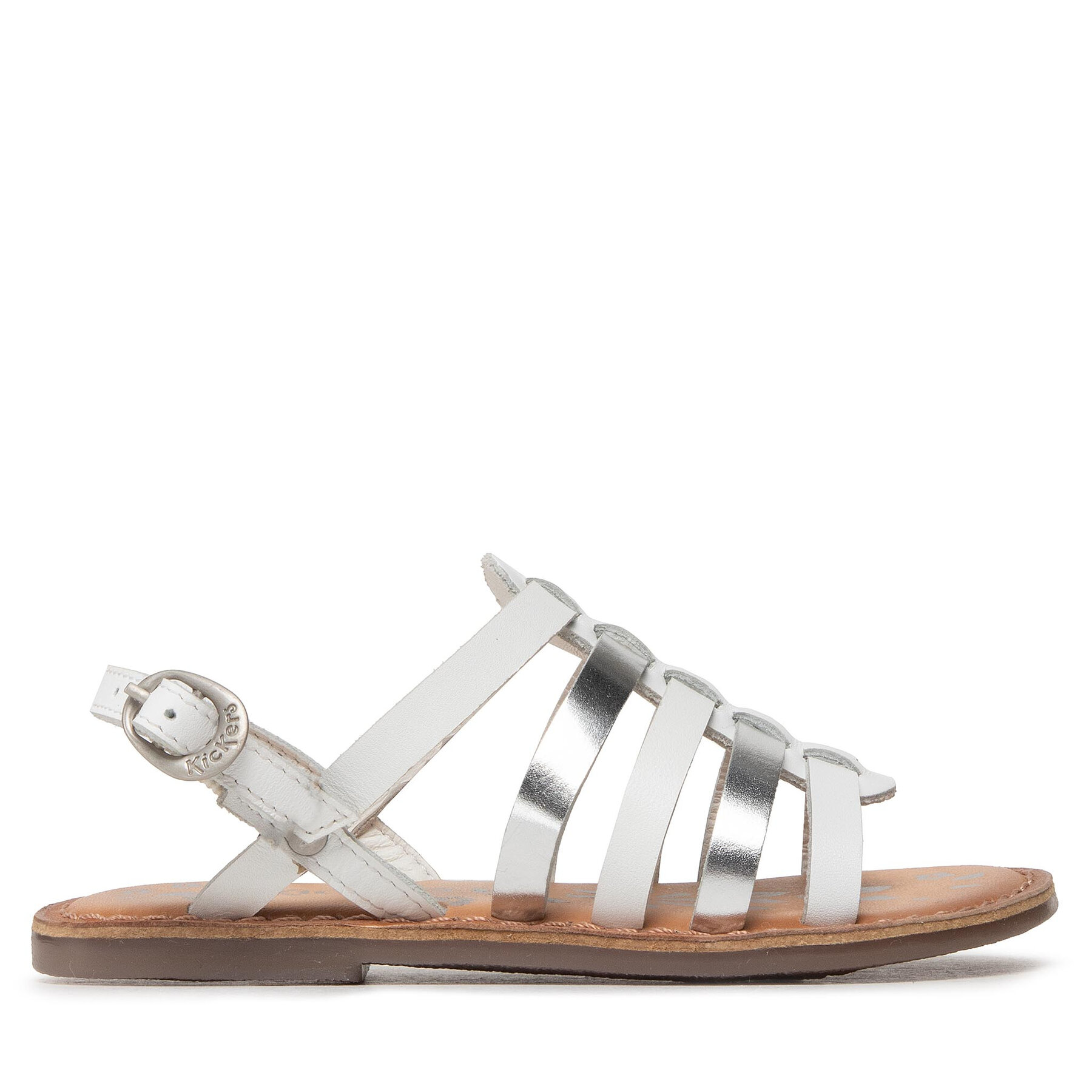 Sandalen Kickers Dixon 695574-30 M Blan Argent 31 von Kickers