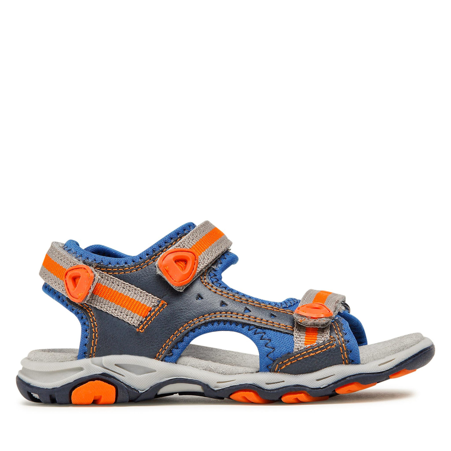 Sandalen Kickers Kiwi 558522-30-53 S Blue Marine Orange von Kickers