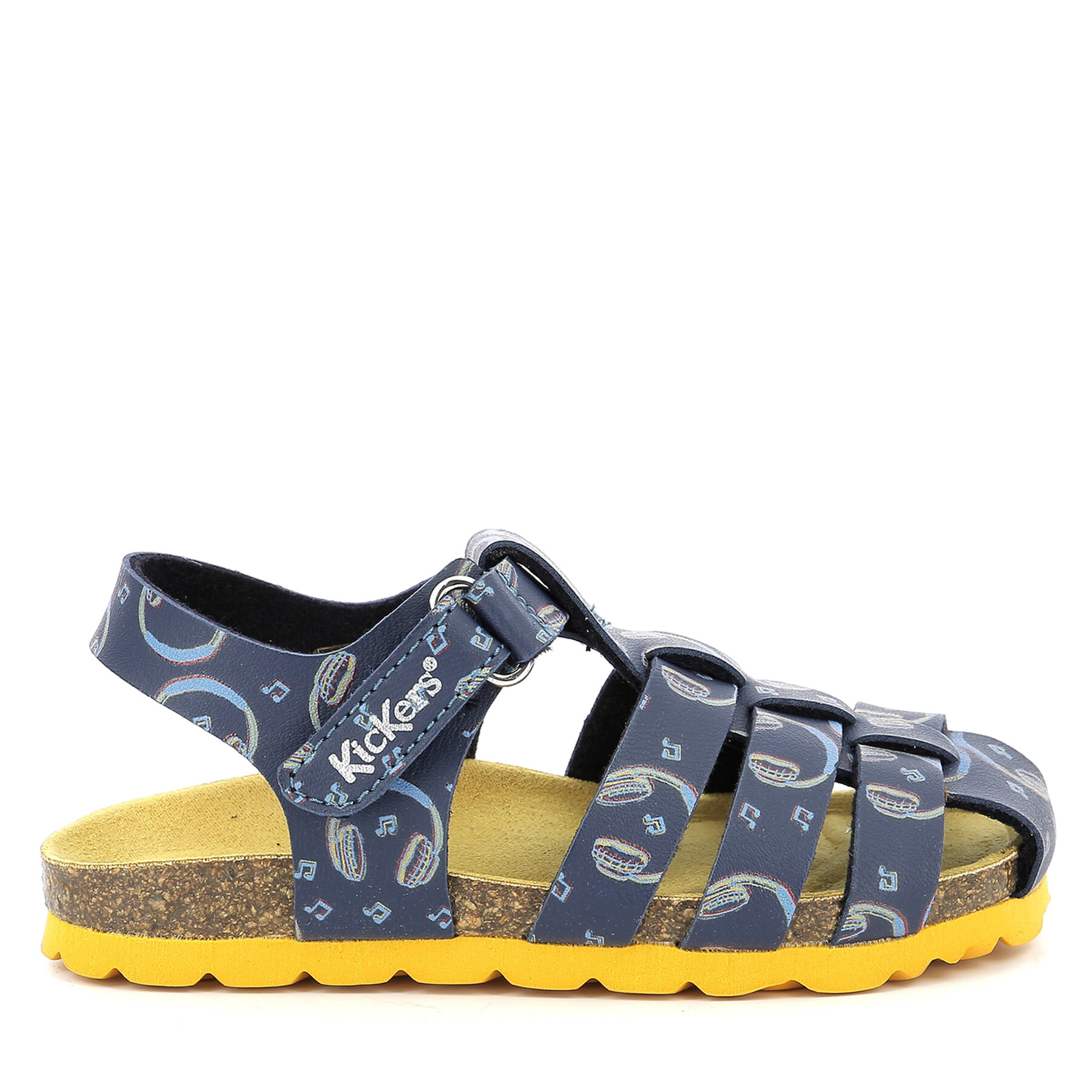 Sandalen Kickers Summertan 961650-30-103 S Marine Musique von Kickers