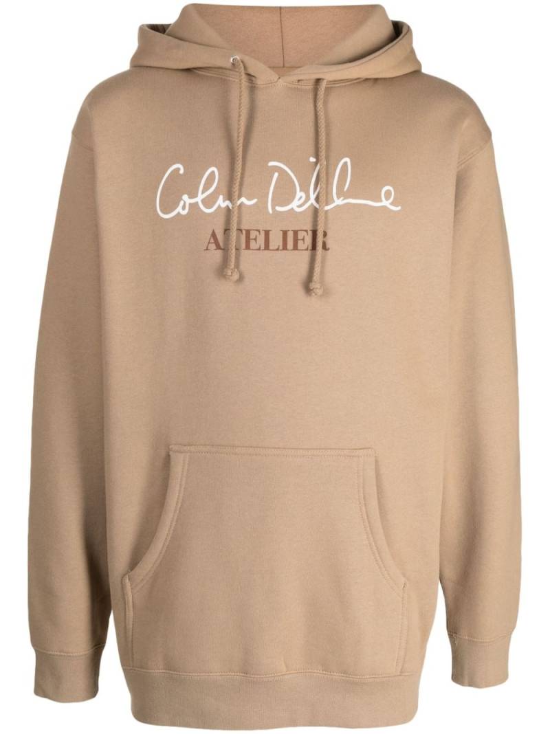 KidSuper Colm Dillane Atelier cotton hoodie - Brown von KidSuper