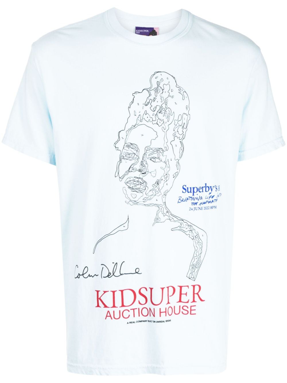 KidSuper Paint By Number cotton T-shirt - Blue von KidSuper