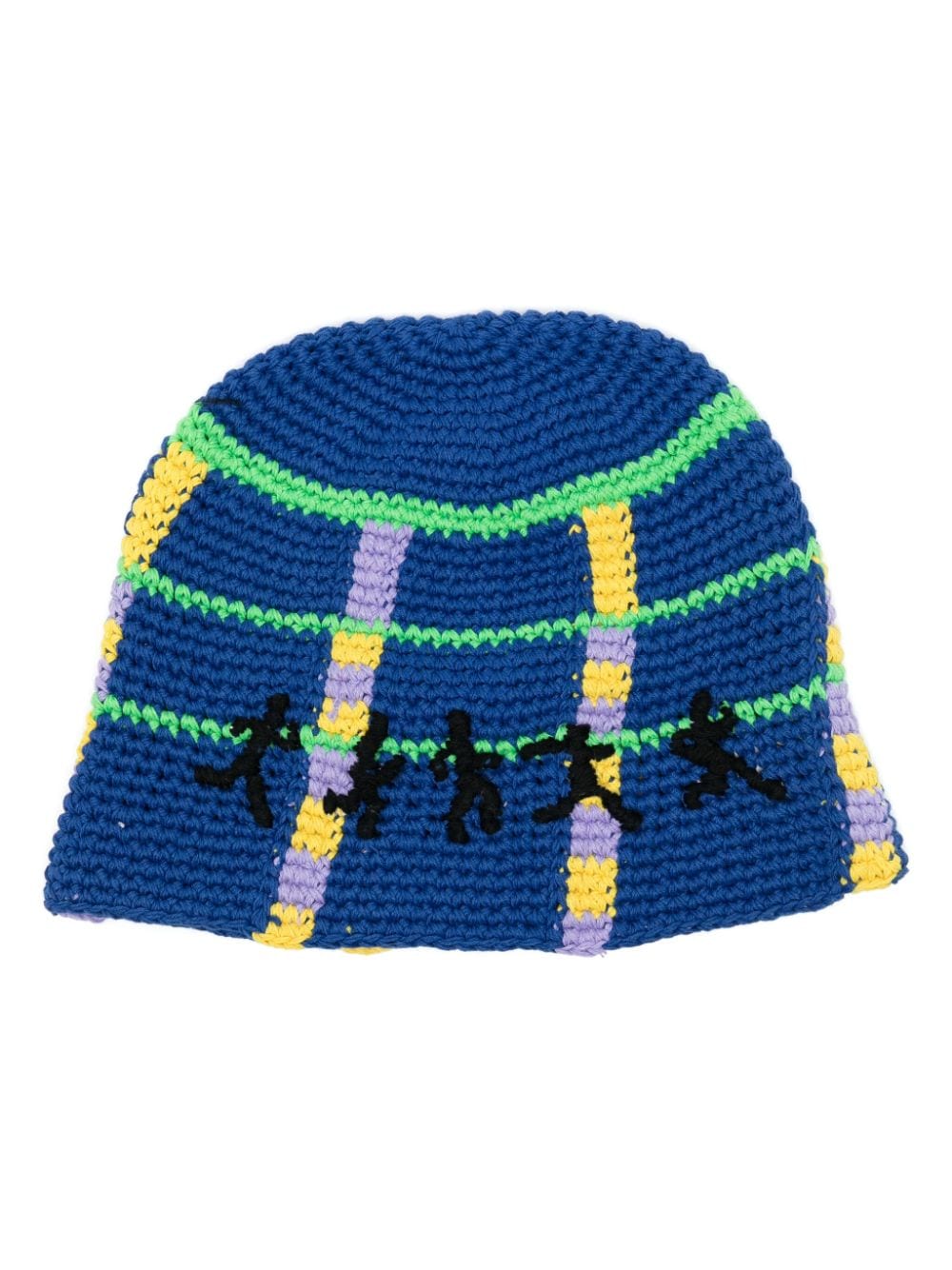 KidSuper Running Man crochet hat - Blue von KidSuper