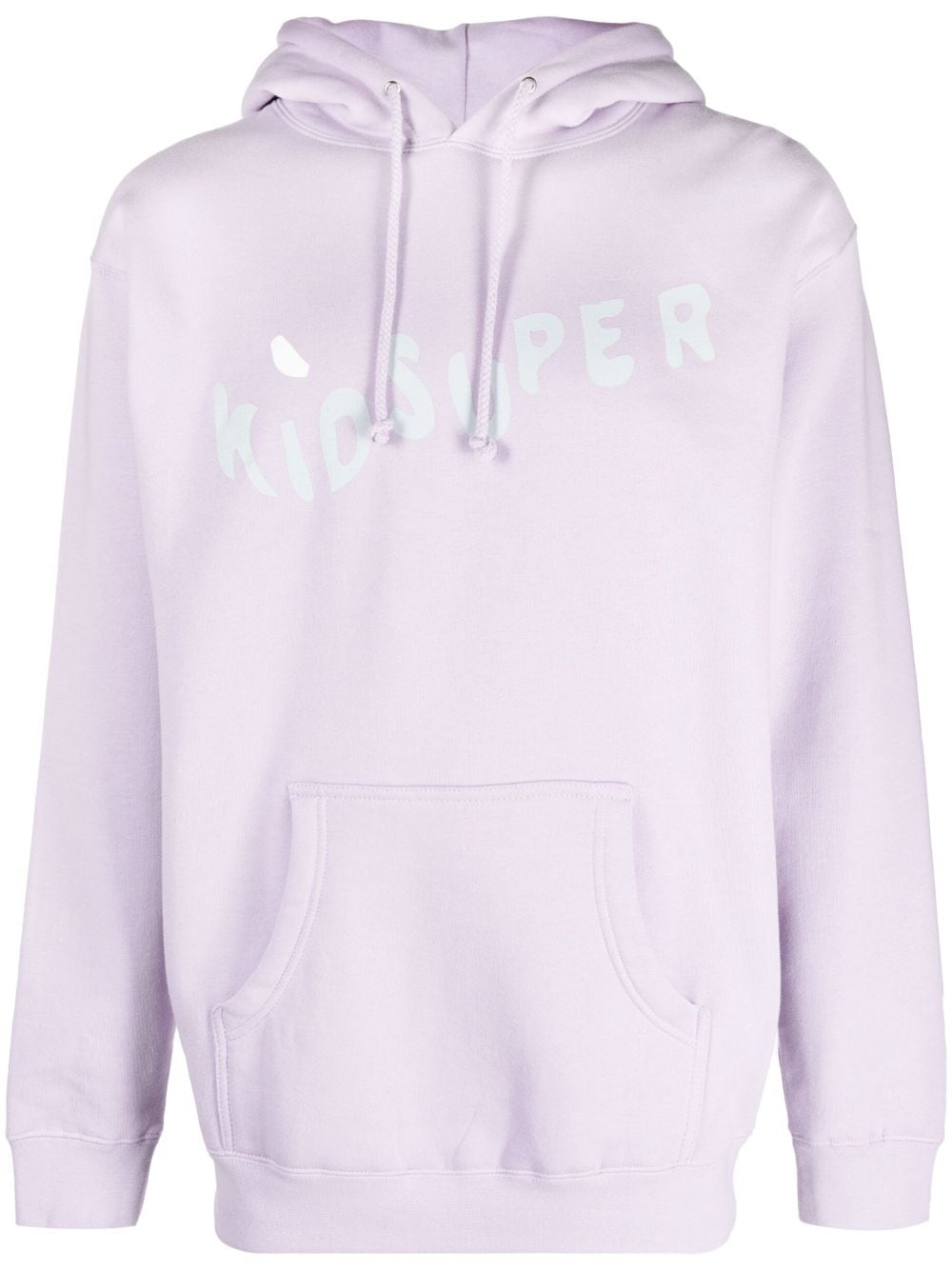 KidSuper Wavey logo-print hoodie - Purple von KidSuper
