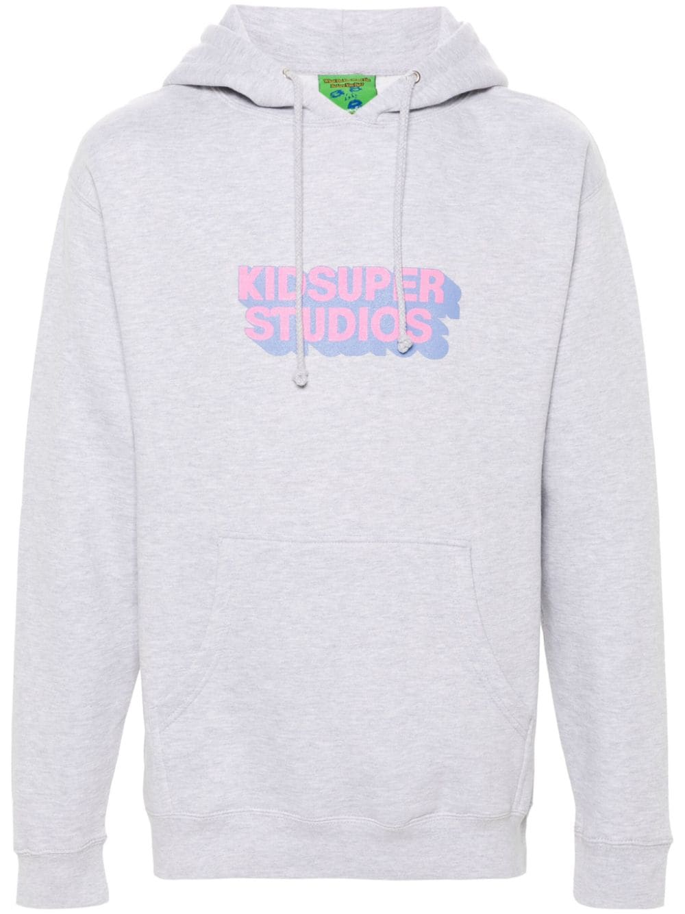 KidSuper logo-print hoodie - Grey von KidSuper