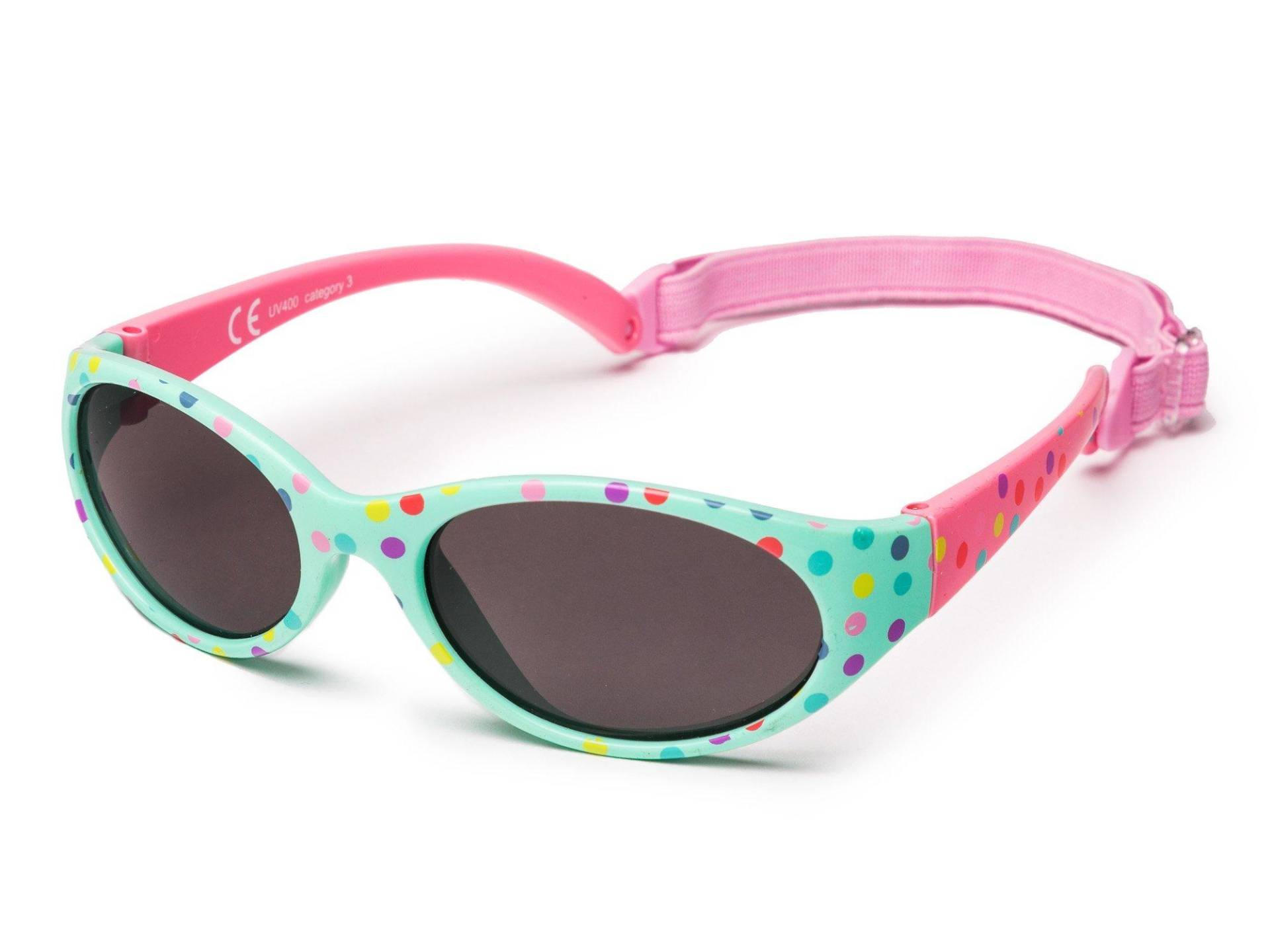 Kids Comfort Kindersonnenbrille (ab 2 Jahren) Mädchen Multicolor 35mm von Kiddus