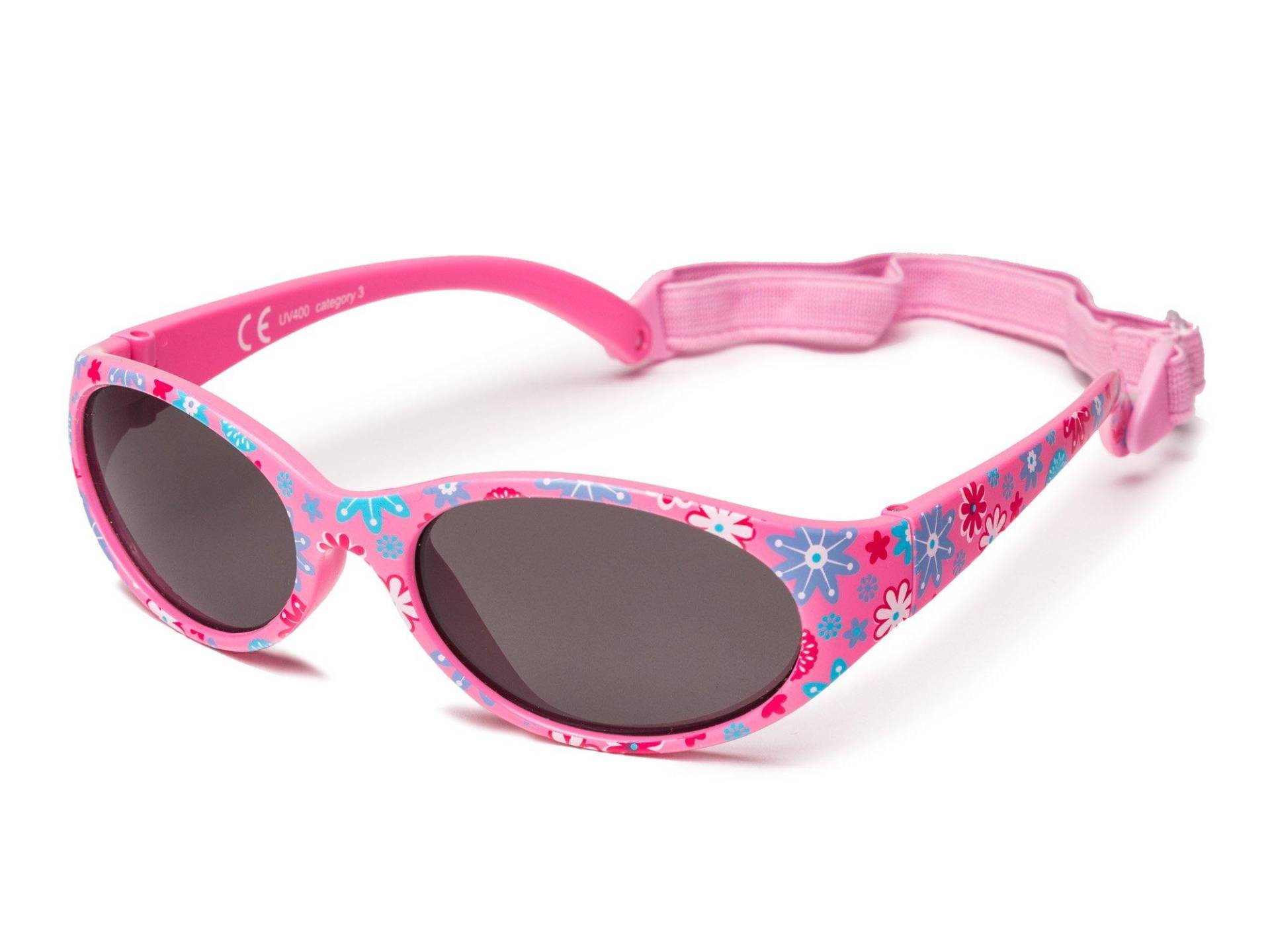 Kids Comfort Kindersonnenbrille (ab 2 Jahren) Mädchen Rosa 35mm von Kiddus