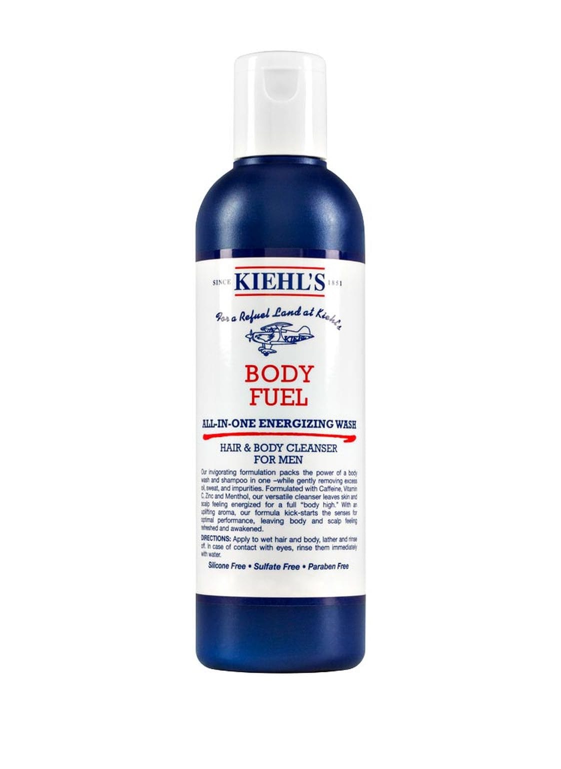 Kiehl's Body Fuel All-In-One Energizing Wash Duschgel & Shampoo 250 ml von Kiehls