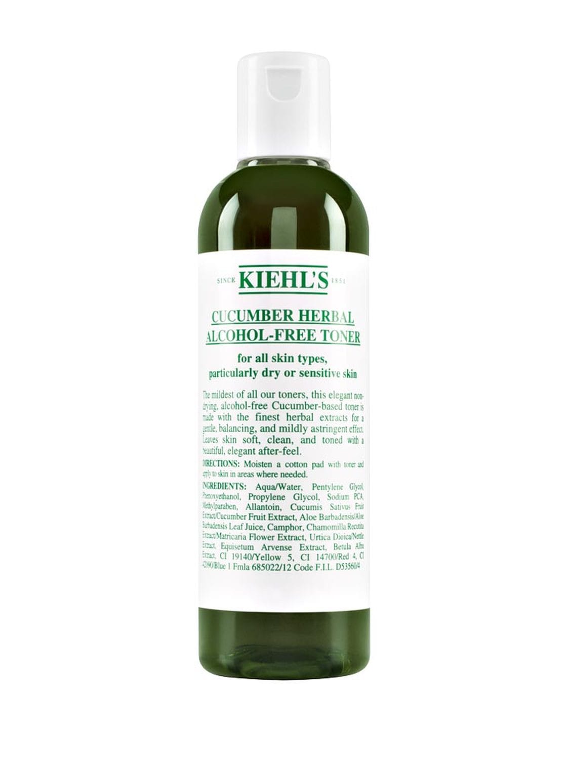 Kiehl's Cucumber Herbal Alcohol-Free Toner Gesichtswasser 250 ml von Kiehls